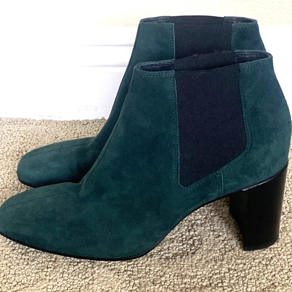 Rag & Bone "Aslen" Forest Green Suede Ankle Boots… - image 4